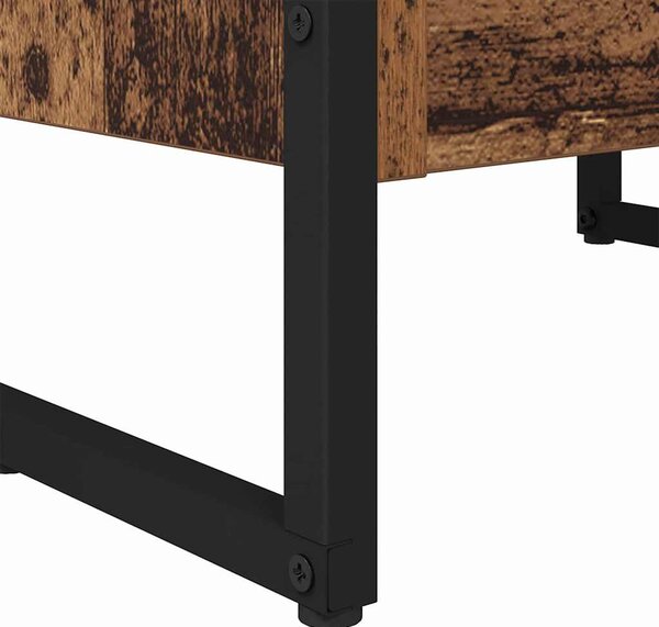 Könyvespolc Öreg fa 80 x 30 x 155 cm Faanyag