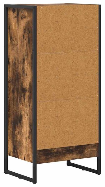 Könyvespolc Füstös tölgy 80 x 30 x 155 cm Faanyag