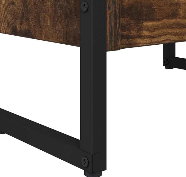 Könyvespolc Füstös tölgy 80 x 30 x 155 cm Faanyag
