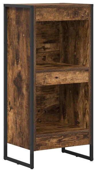 Könyvespolc Füstös tölgy 80 x 30 x 155 cm Faanyag