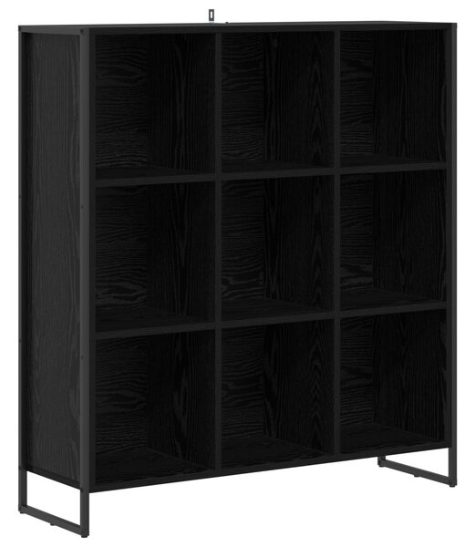 Könyvespolc Fekete tölgy 99.5 x 30 x 108.5 cm Faanyag