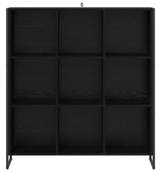 Könyvespolc Fekete tölgy 99.5 x 30 x 108.5 cm Faanyag