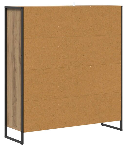 Könyvespolc Művészi tölgy 99.5 x 30 x 108.5 cm Faanyag