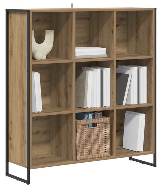 Könyvespolc Művészi tölgy 99.5 x 30 x 108.5 cm Faanyag