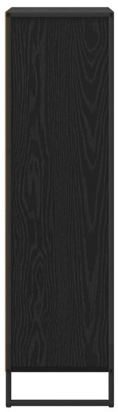 Könyvespolc Fekete tölgy 68 x 30 x 108.5 cm Faanyag