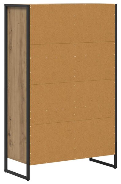 Könyvespolc Művészi tölgy 68 x 30 x 108.5 cm Faanyag