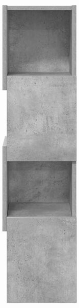 Sarokszekrény Beton Szürke 25,5x25x102cm Faanyag