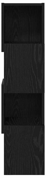 Sarokszekrény Fekete tölgy 25,5x25x102cm Faanyag