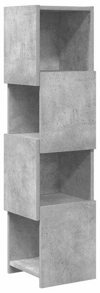 Sarokszekrény Beton Szürke 25,5x25x102cm Faanyag