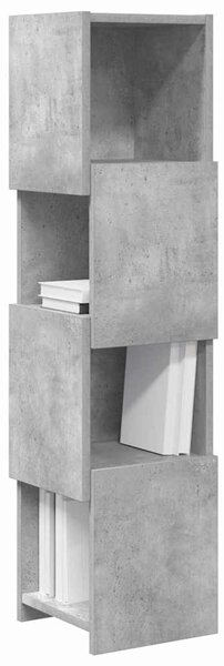 Sarokszekrény Beton Szürke 25,5x25x102cm Faanyag