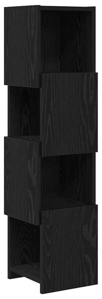 Sarokszekrény Fekete tölgy 25,5x25x102cm Faanyag