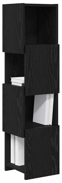 Sarokszekrény Fekete tölgy 25,5x25x102cm Faanyag