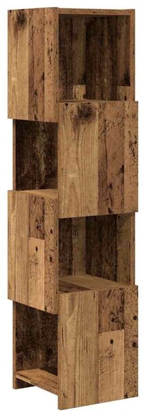Sarokszekrény Öreg fa 25,5x25x102cm Faanyag