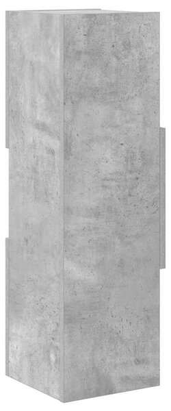 Sarokszekrény Beton Szürke 25,5x25x80cm Faanyag