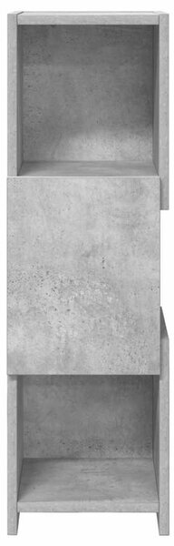 Sarokszekrény Beton Szürke 25,5x25x80cm Faanyag
