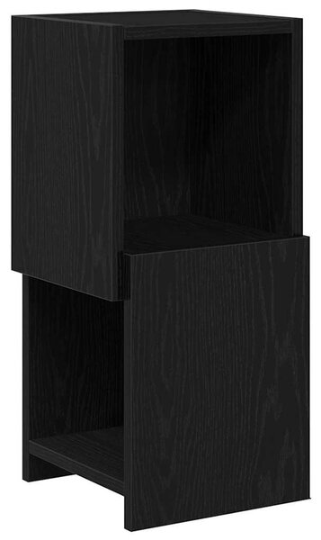 Sarokszekrény Fekete tölgy 25,5x25x55cm Faanyag