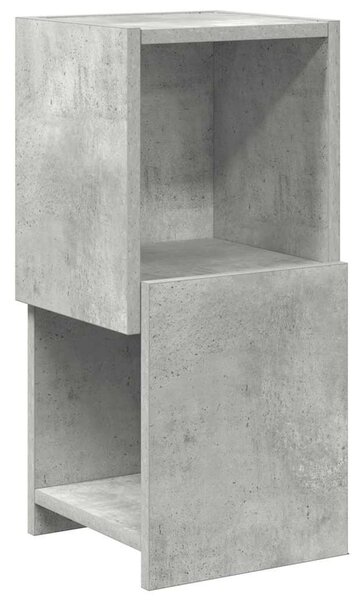 Sarokszekrény Beton Szürke 25,5x25x55cm Faanyag
