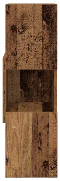 Sarokszekrény Öreg fa 25,5x25x80cm Faanyag