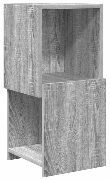 Sarokszekrény 30,5x30x65cm Szerelt Fa Szürke Sonoma