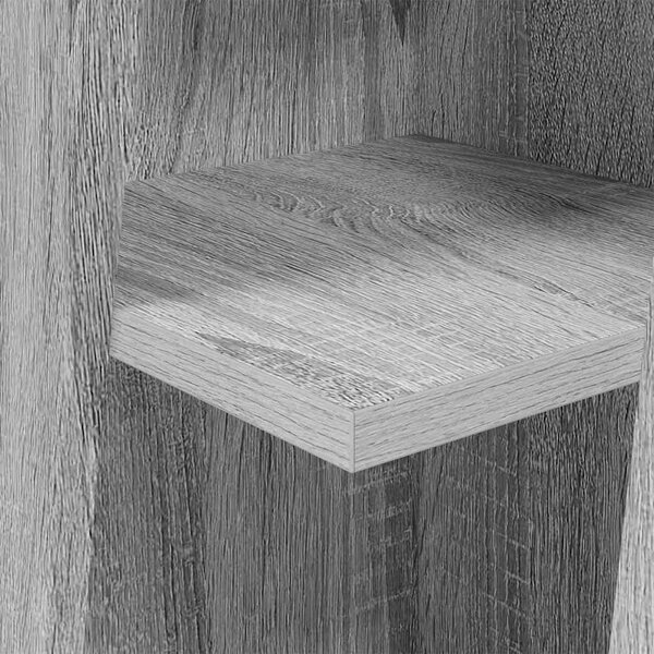 Sarokszekrény Szürke Sonoma 27,5x27x102cm Faanyag