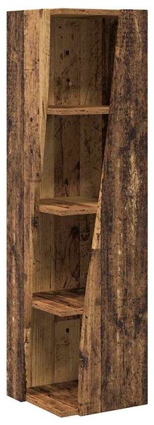 Sarokszekrény Öreg fa 27,5x27x102cm Faanyag