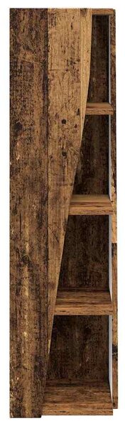 Sarokszekrény Öreg fa 27,5x27x102cm Faanyag
