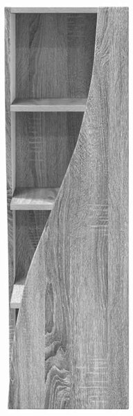 Sarokszekrény Szürke Sonoma 32x32x102cm Faanyag