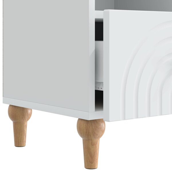 VidaXL TV szekrény Fehér 102 x 34,5 x 50 cm Mérnöki fa