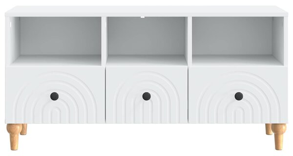 VidaXL TV szekrény Fehér 102 x 34,5 x 50 cm Mérnöki fa