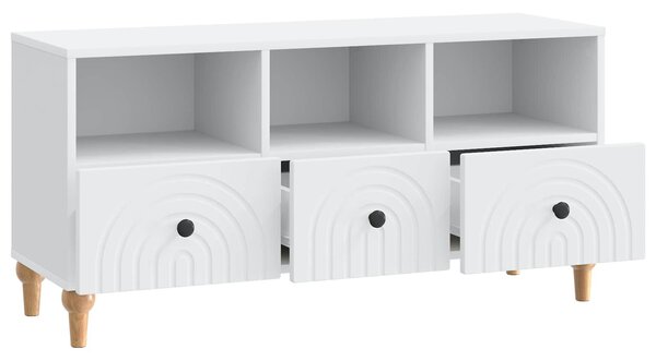 VidaXL TV szekrény Fehér 102 x 34,5 x 50 cm Mérnöki fa