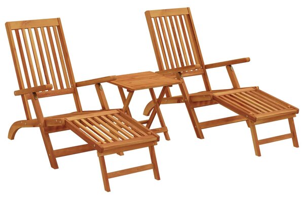 VidaXL Függőágy és összecsukható napozóágy 2 pcs Természetes