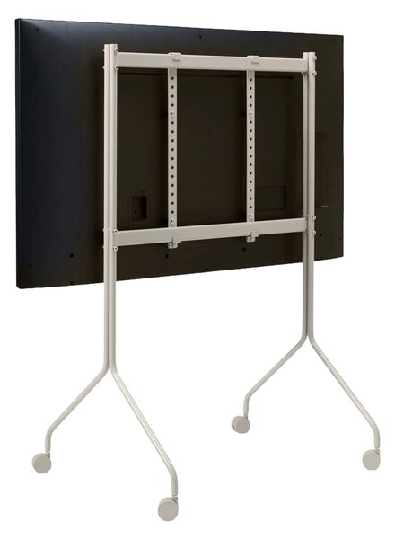 TV állvány kerekekkel, univerzális Pedestal, Moon Rollin' Regular, 40"-60" (101-152 cm) képátlóhoz, maximális terhelhetőség 50 kg, forgatható és csúszásmentes kerekek, könnyen összeszerelhető