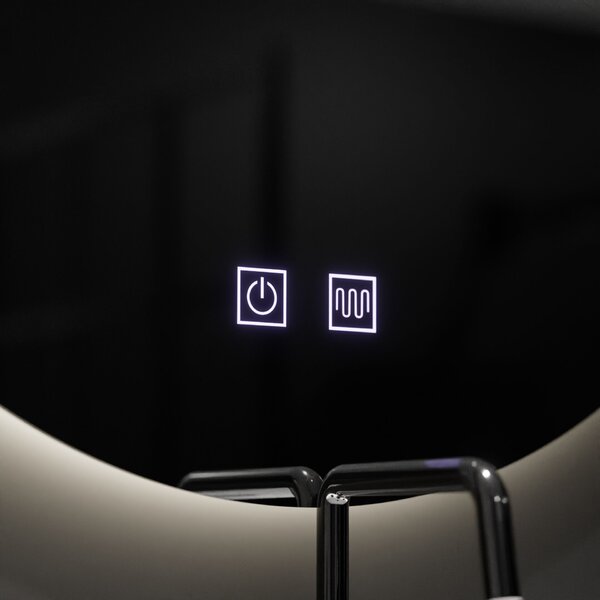 LED Semiluna tükör 54x60, Arcana Touch, páramentesítő rendszer, állítható