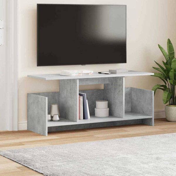 TV állvány Beton Szürke 102 x 35 x 45 cm Faanyag