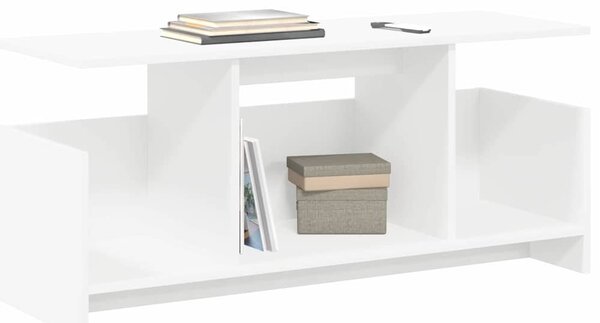 TV állvány Fehér 102 x 35 x 45 cm Faanyag