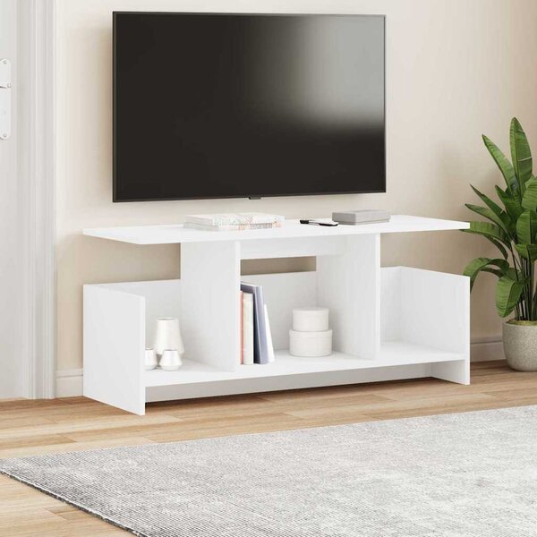 TV állvány Fehér 102 x 35 x 45 cm Faanyag