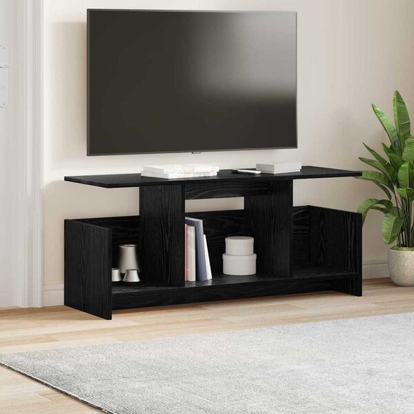 TV állvány Fekete tölgy 102 x 35 x 45 cm Faanyag
