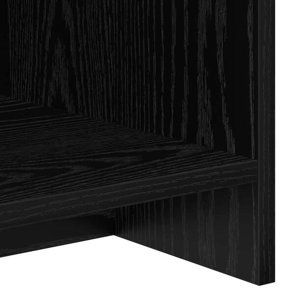 TV állvány Fekete tölgy 102 x 35 x 45 cm Faanyag
