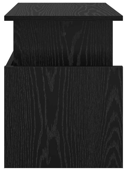 TV állvány Fekete tölgy 50 x 35 x 45 cm Faanyag