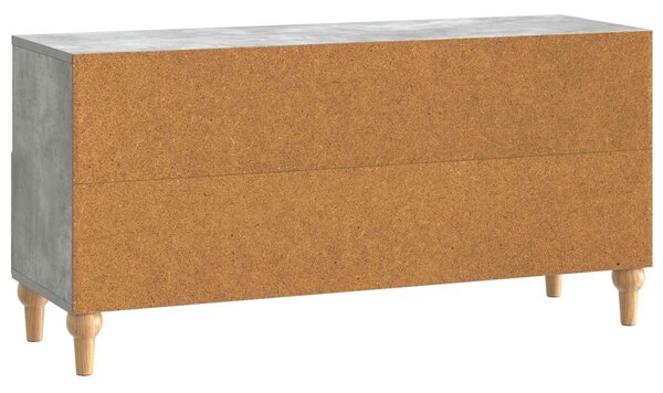 VidaXL TV szekrény Beton Szürke 102 x 34,5 x 50 cm Mérnöki fa