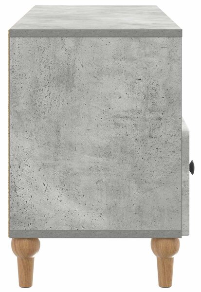 VidaXL TV szekrény Beton Szürke 102 x 34,5 x 50 cm Mérnöki fa