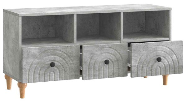 VidaXL TV szekrény Beton Szürke 102 x 34,5 x 50 cm Mérnöki fa