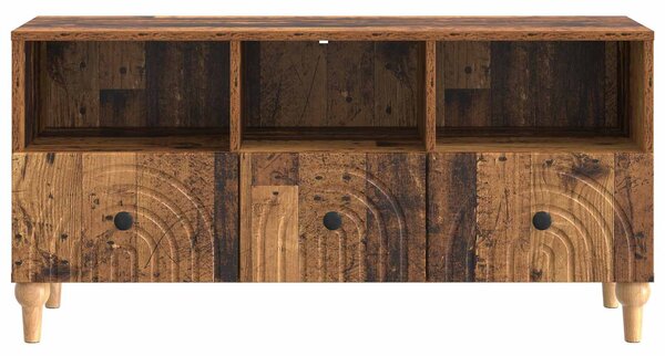 VidaXL TV szekrény Öreg fa 102 x 34,5 x 50 cm Mérnöki fa