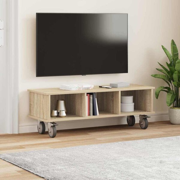 TV állvány Sonoma tölgy 100 x 35 x 35 cm Faanyag