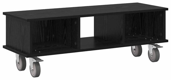 TV állvány Fekete tölgy 100 x 35 x 35 cm Faanyag
