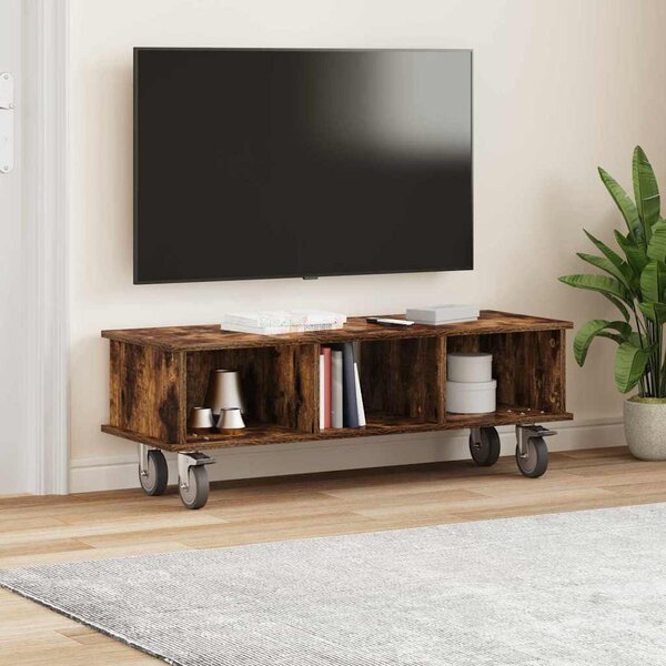 TV állvány Füstölt tölgy 100 x 35 x 35 cm Faanyag