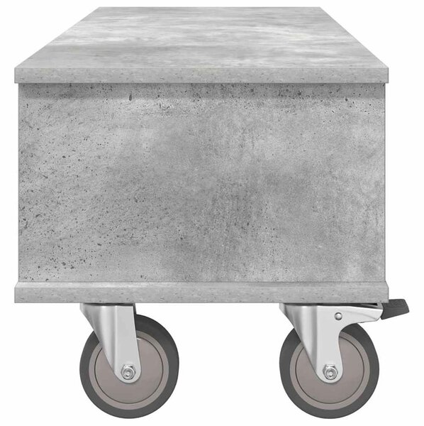 TV állvány Beton Szürke 100 x 35 x 35 cm Faanyag