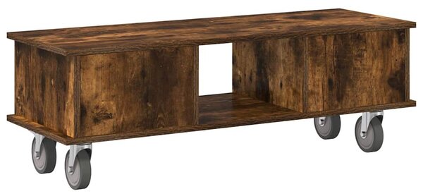 TV állvány Füstölt tölgy 100 x 35 x 35 cm Faanyag