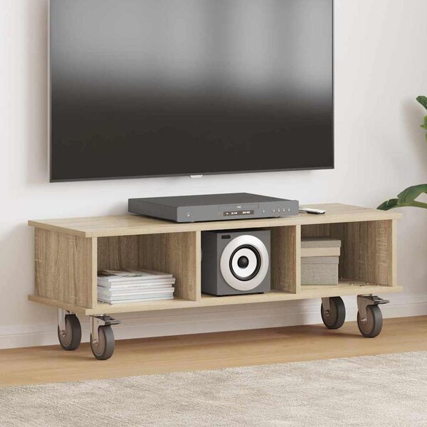 TV állvány Sonoma tölgy 100 x 35 x 35 cm Faanyag