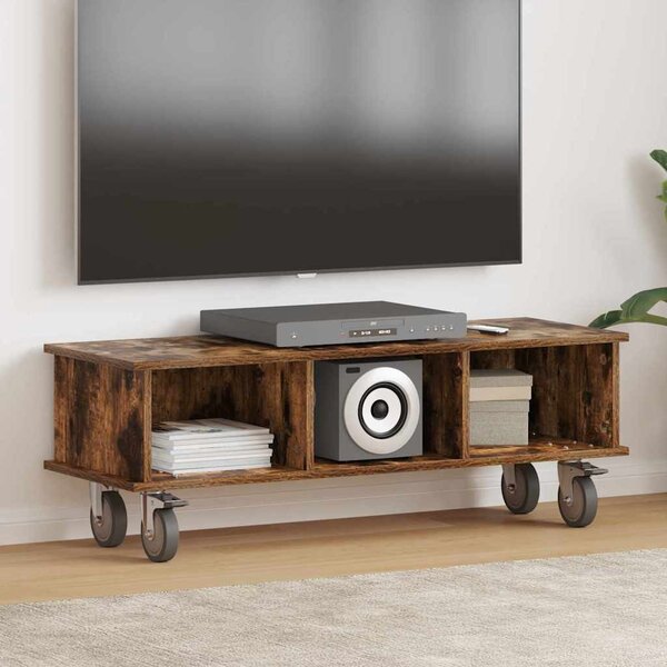 TV állvány Füstölt tölgy 100 x 35 x 35 cm Faanyag